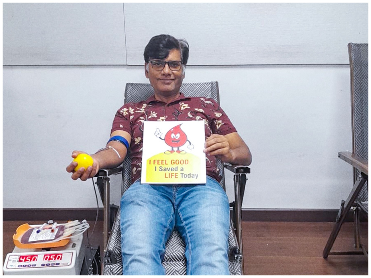 वडोदरा साइट कार्यालय में रक्तदान शिविर का आयोजन किया गया